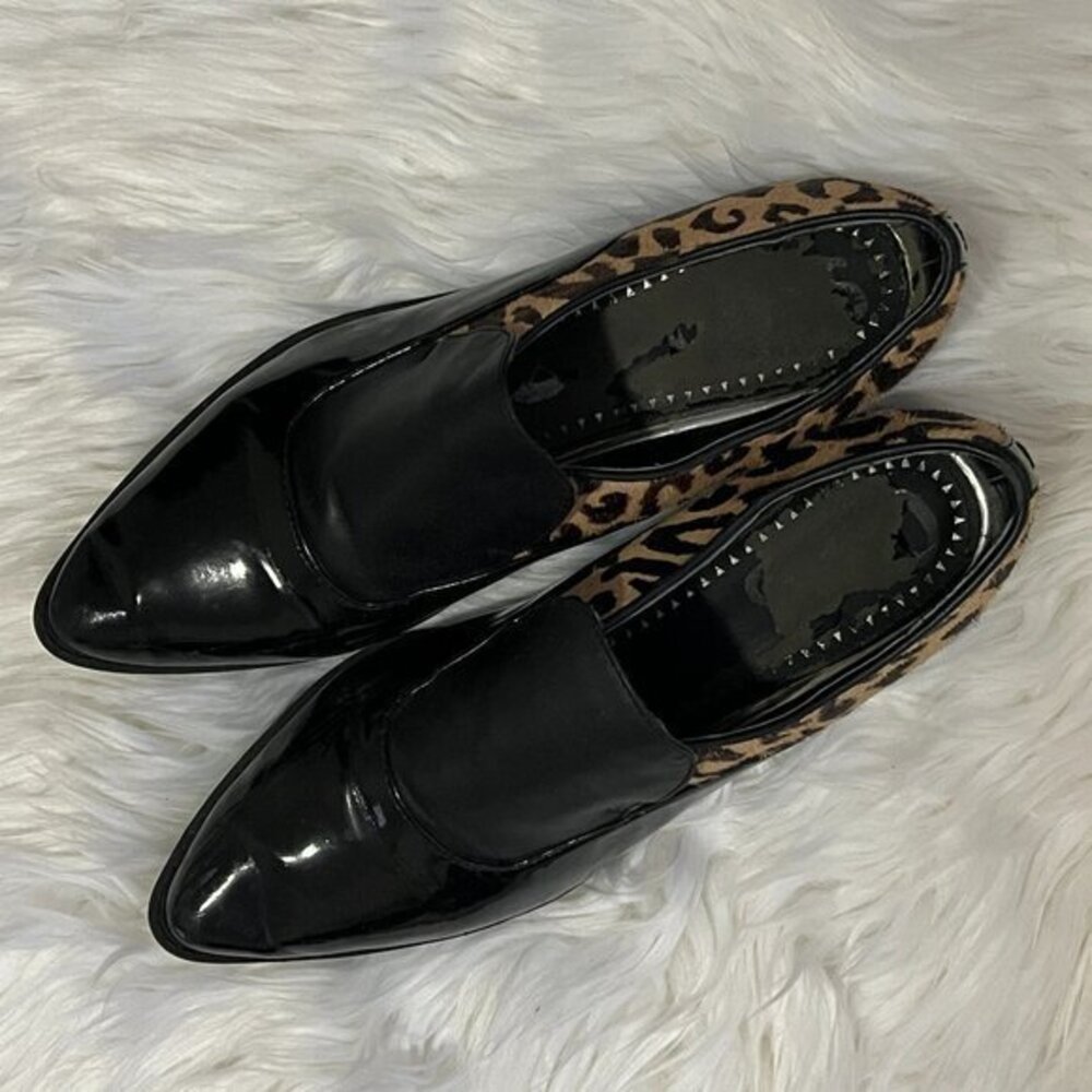 USED Circus by Sam Edelman Loafers Patent/ Calf Hair FARRAH